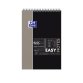 Bloc-notes Oxford etudiants easynotes a4+ ligné 7mm 160 pages reliure spirale couverture polypro coloris assortis