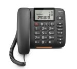 Gigaset DL380 Telefono analogico Identificatore di chiamata Nero