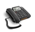 Gigaset DL380 Telefono analogico Identificatore di chiamata Nero