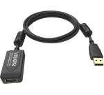Vision TC 5MUSBEXT+/BL- câble USB USB 2.0 5 m USB A Noir