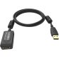 Vision TC 5MUSBEXT+/BL- câble USB USB 2.0 5 m USB A Noir