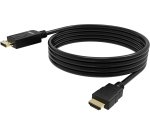 Vision TC 2MDPHDMI/BL câble vidéo et adaptateur 2 m DisplayPort HDMI Type A (Standard) Noir