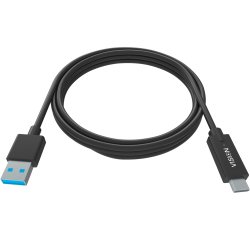 Vision TC 2MUSBCA/BL câble USB USB 3.2 Gen 1 (3.1 Gen 1) 2 m USB A USB C Noir