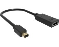 Vision TC-MDPHDMI/BL câble vidéo et adaptateur Mini DisplayPort HDMI Type A (Standard) Noir