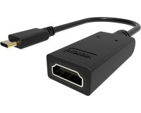Vision TC-USBCHDMI/BL câble vidéo et adaptateur USB Type-C HDMI Type A (Standard) Noir