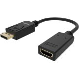 Vision TC-DPHDMI/BL câble vidéo et adaptateur HDMI Type A (Standard) DisplayPort Noir