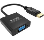 Vision TC-DPVGA/BL câble vidéo et adaptateur DisplayPort VGA (D-Sub) Noir