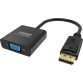 Vision TC-DPVGA/BL câble vidéo et adaptateur DisplayPort VGA (D-Sub) Noir
