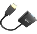 Vision TC-HDMIVGA/BL câble vidéo et adaptateur 0,23 m HDMI Type A (Standard) VGA (D-Sub) Noir