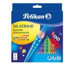Pelikan 700665 pastello colorato Nero, Blu, Marrone, Verde, Grigio, Azzurro, Verde chiaro, Multicolore, Arancione, Pesca, Rosa, Viola, Rosso, Viola, Bianco, Giallo 24 pz