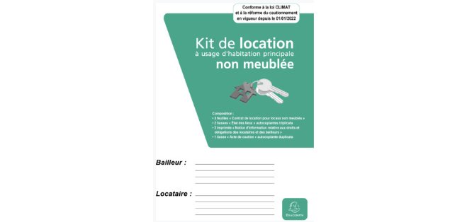 Kit location non meublée - Vert