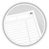 Cahier spirale Oxford International Notebook 14,8 x 21 cm ligné 6 mm 160 pages
