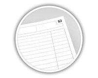 Cahier spirale Oxford International Notebook 14,8 x 21 cm ligné 6 mm 160 pages