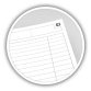 Cahier spirale Oxford International Notebook 14,8 x 21 cm ligné 6 mm 160 pages