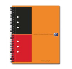 Cahier spirale Oxford International Notebook 14,8 x 21 cm ligné 6 mm 160 pages