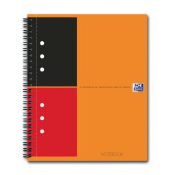 Cahier spirale Oxford International Notebook 14,8 x 21 cm ligné 6 mm 160 pages