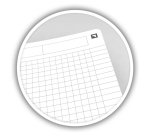 Office Cahier à spirale, A4, quadrillé, 180 pages