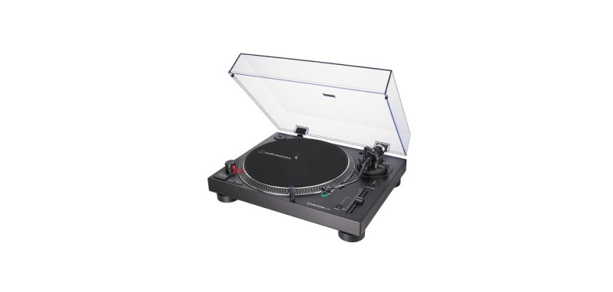 Audio-Technica AT-LP120X tocadisco Tocadiscos de tracción directa Negro Manual