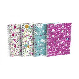 Cahier carte Flowers intégrale A6 100 pages 90g Q5/5