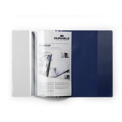 Chemise de présentation Duraplus à lamelle A4 - personnalisable + gouttière de passage - Assortis