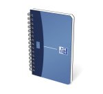 Carnet Oxford office urban mix 9cm x 14cm petits carreaux 5mm 180 pages reliure spirale couverture polypro coloris assortis
