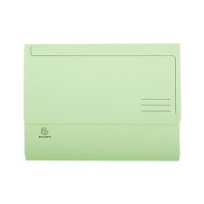 Paquet 50 chemises à poche SUPER en carte 210 g. Coloris Vert clair