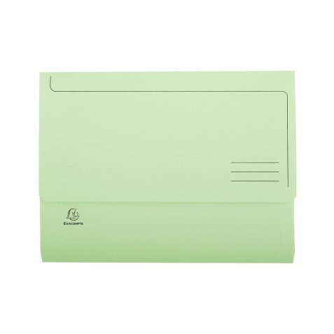 Paquet 50 chemises à poche SUPER en carte 210 g. Coloris Vert clair