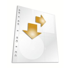 Pochette CD/DVD COVER M, pour 4 CD, PP, A4