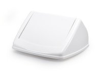 Couvercle DURABIN FLIP LID SQUARE 40, blanc/blanc