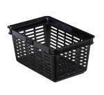 Durable Shopping Basket Black