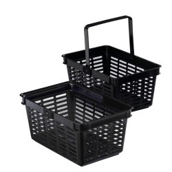 Durable Shopping Basket Nero Cestino per shopping