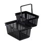Durable Shopping Basket Nero Cestino per shopping
