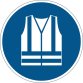 Marquage au sol - Gilet de sécurité obligatoire - M015 - ISO 7010