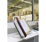 Chevalet - Porte-Documents A4 - Métal et Polypropylène  - 30 inserts