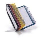 Chevalet - Porte-Documents A4 - Métal et Polypropylène  - 30 inserts