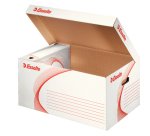 Caisse archives Esselte Boxy H 26,5 x L 56 x P 38 cm haute résistance - Blanche