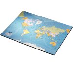 Sous-main en plastique, 'Carte du monde'