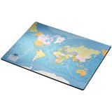 Sous-main en plastique, 'Carte du monde'