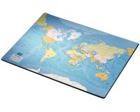 Sous-main en plastique, 'Carte du monde'