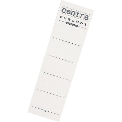 Sachet de 10 étiquettes CENTRA pour classeur dos large Chromos Plus