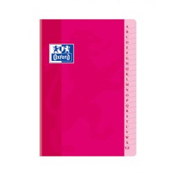 Répertoire Oxford color life a5 petits carreaux 5mm 192 pages brochées couverture carte coloris assortis