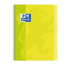 Répertoire Oxford Color Life 17x22cm petits carreaux 5mm 100 pages reliure spirale couverture carte coloris assortis