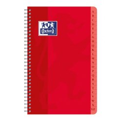 Répertoire Oxford color life 11x17cm petits carreaux 5mm 100 pages reliure spirale couverture carte coloris assortis