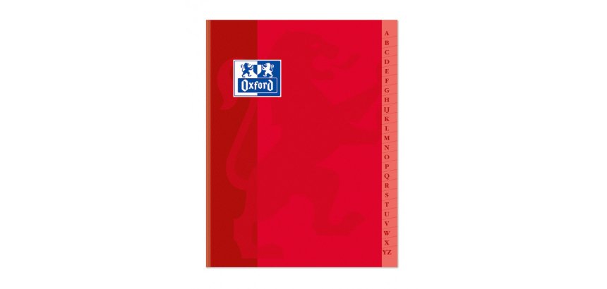 Répertoire Oxford Color Life 17x22cm petits carreaux 5mm 192 pages brochées couverture carte coloris assortis