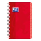 Répertoire Oxford color life 9x14cm petits carreaux 5mm 100 pages reliure spirale couverture carte coloris assortis