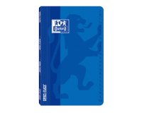Répertoire Oxford openflex 11x17cm petits carreaux 5mm 96 pages agrafées couverture polypro coloris assortis