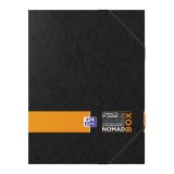 Boîte classement oxford nomad box étudiant carte lustrée 500g 250x330mm dos 25mm coloris assortis