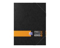 Boîte classement oxford nomad box étudiant carte lustrée 500g 250x330mm dos 25mm coloris assortis