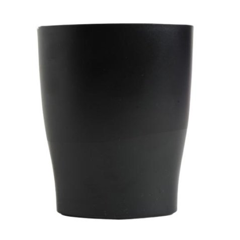 Pot à crayons ECO en polystyrène, Noir - Dimensions : L8 x H9,5 x P6 cm