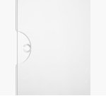 Porte-visuel mural vertical A4 - Cristal